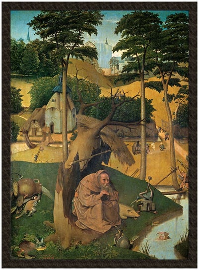 Naszywka Kuszenie św. Antoniego Hieronim Bosch Szyjemy Sztukę