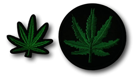 Naszywka Naprasowywanka Czarna Marihuana Cbd Liść Inna marka