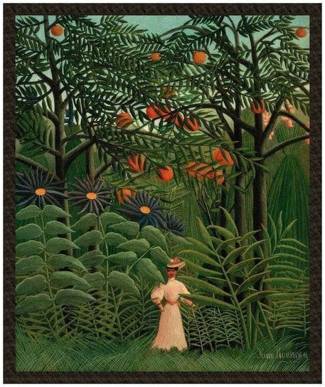 Naszywka Woman Walking in an Exotic Forest Henri Rousseau Szyjemy Sztukę