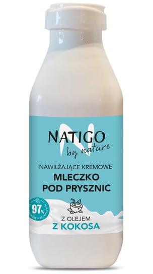 Natigo By Nature, Mleczko Nawilżające Pod prysznic, Kokos 400ml NATIGO