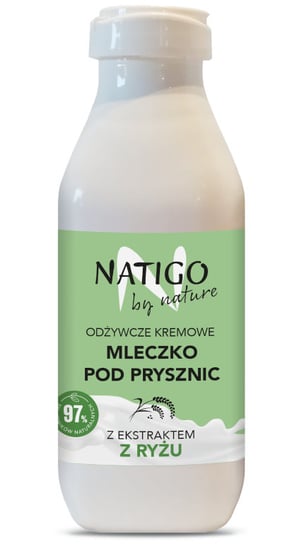 Natigo By Nature, Mleczko Odżywcze Pod prysznic, Ryż 400ml NATIGO