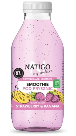 Natigo By Nature, Smoothie Żel Pod Prysznic, Truskawka Banan, 400ml NATIGO