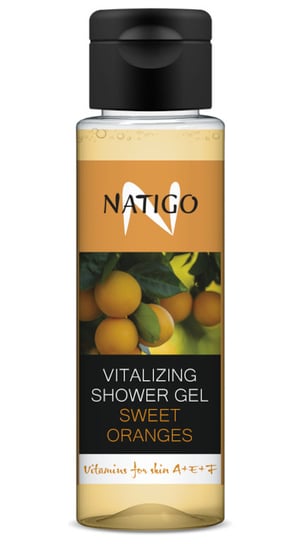 Natigo, Energetyzujący Żel Pod Prysznic, Słodkie Pomarańcze, Opakowanie Podróżne, 100ml NATIGO
