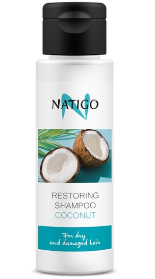 Natigo, Szampon Do Włosów Suchych I Zniszczonych Kokos, Opakowanie Podróżne, 100ml NATIGO
