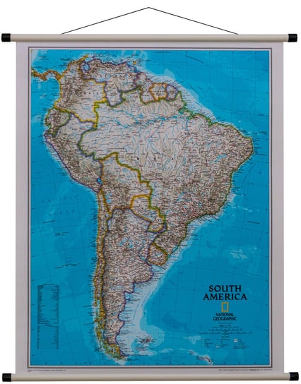 National Geographic, Ameryka Południowa Classic mapa ścienna polityczna 1:11 121 000 National geographic