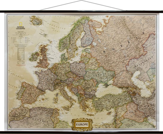 National Geographic, Europa Executive mapa ścienna polityczna 1:5 471 000 National geographic