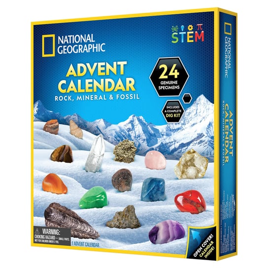 National Geographic, Kalendarz adwentowy Minerały, zabawka kreatywna National geographic