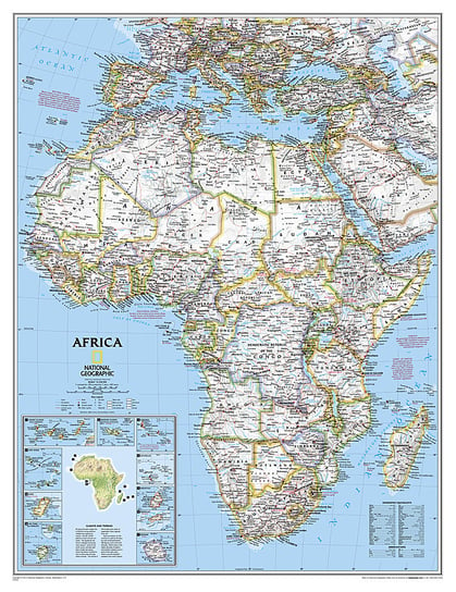 National geographic, mapa ścienna polityczna Afryka Classic, 1:9 328 000 National geographic