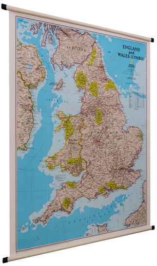 National Geographic, mapa ścienna polityczna Anglia i Walia Classic , 1:868 000 National geographic
