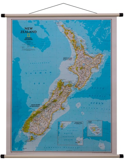 National Geographic, mapa ścienna polityczna Nowa Zelandia Classic , 1:2 300 000 National geographic