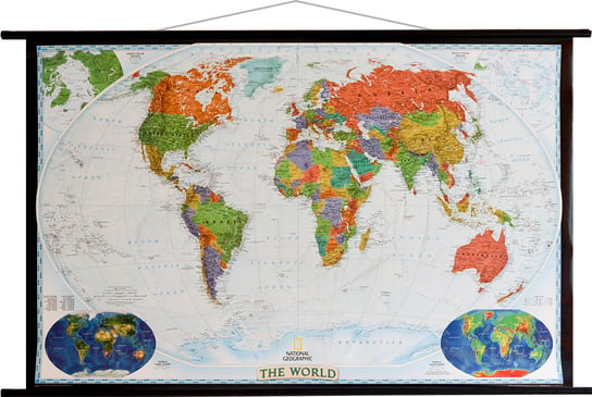 National Geographic, mapa ścienna Świat, 1:23 100 000 National geographic