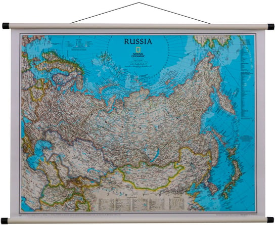 National Geographic, Rosja Classic mapa ścienna polityczna, 1:12 376 000 National geographic