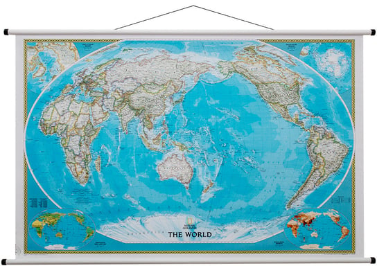 National Geographic, Świat Classic Pacific Centered mapa ścienna polityczna, 1:36 384 000 National geographic