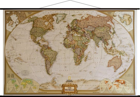 National Geographic, World Executive mapa ścienna 1:18 390 000 National geographic