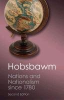 Nations and Nationalism Since 1780 Hobsbawm Eric