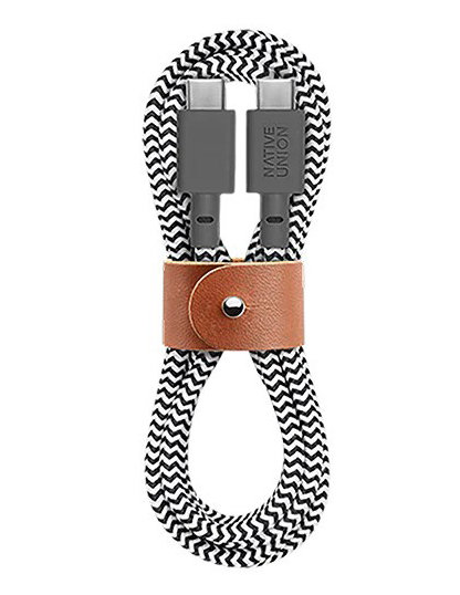 Native Union Belt Cable - kabel USB-C - USB-C, 1,2 m (zebra) Native Union