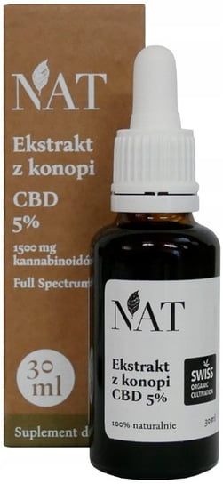Natmedical, Ekstrakt Z Konopi 5% Cbd Olej, 30 Ml NAT