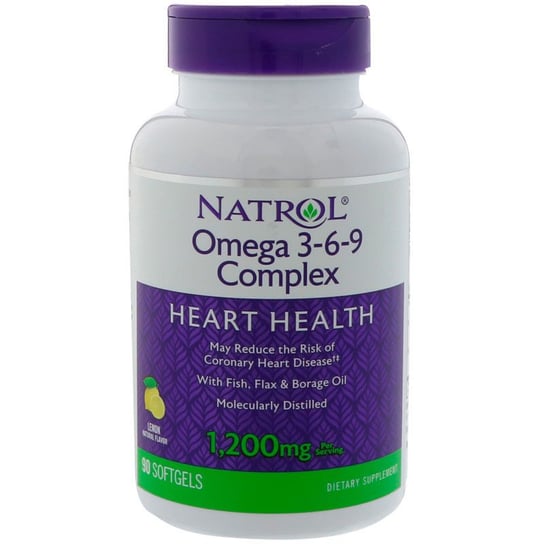 Natrol Omega 3-6-9 Complex Suplement diety, 90 kaps. miękkich Natrol