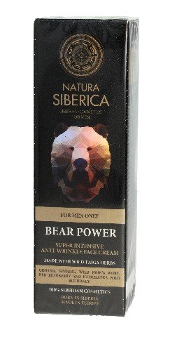 Natura Siberica, Men, przeciwzmarszczkowy krem do twarzy Bear Power, 50 ml Natura Siberica
