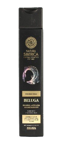 Natura Siberica, Men, szampon aktywator wzrostu Beluga, 250 ml Natura Siberica