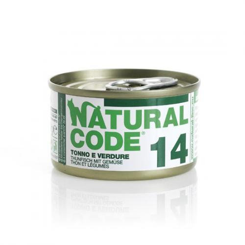 Natural Code 14 Tuńczyk Z Warzywami - Mokra Karma Dla Kota - Puszka 85G Natural Code