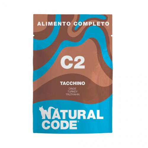Natural Code C2 Indyk - Mokra karma dla kota - Saszetka 70g Natural Code