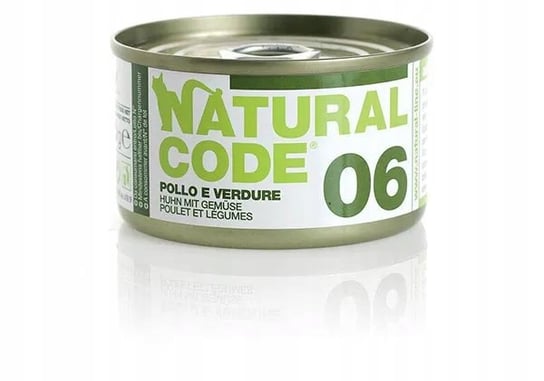 Natural Code Cat 06 Kurczak z Warzywami puszka 85g Natural Code