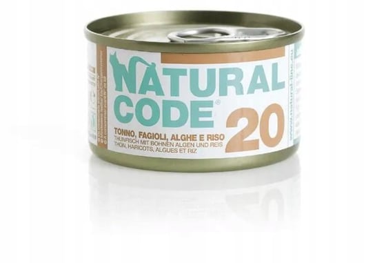 Natural Code Cat 20 Tuńczyk z Fasolą puszka 85g Natural Code
