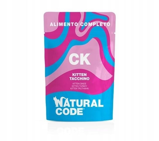 Natural Code Cat CK Kitten Indyk saszetka 70g Karma mokra dla kociąt Natural Code