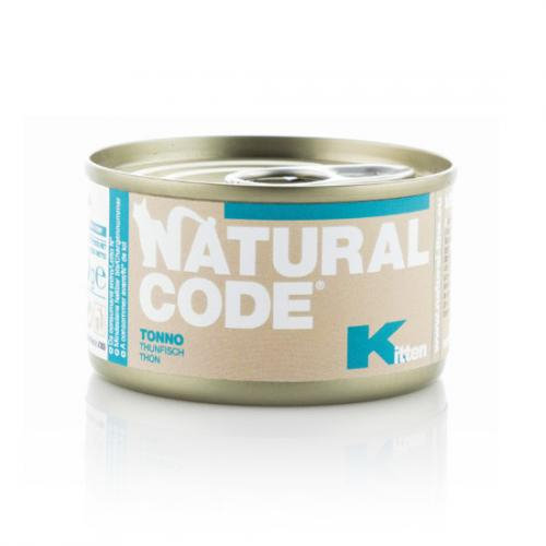 Natural Code Kitten Tuńczyk - Mokra karma dla kota - Puszka 85g Natural Code