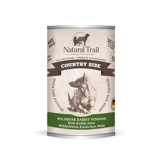 NATURAL TRAIL Dog 400g Country Side puszka Natural Trail