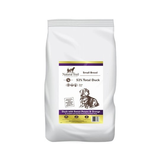 NATURAL TRAIL Dog GF Small Breed Duck with sweet potatoes & orange 6kg Natural Trail