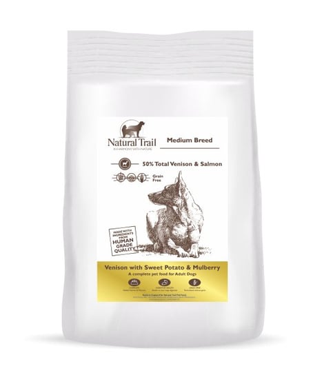 NATURAL TRAIL Dog GF Venison with sweet potatoes & mulberry 2kg Natural Trail