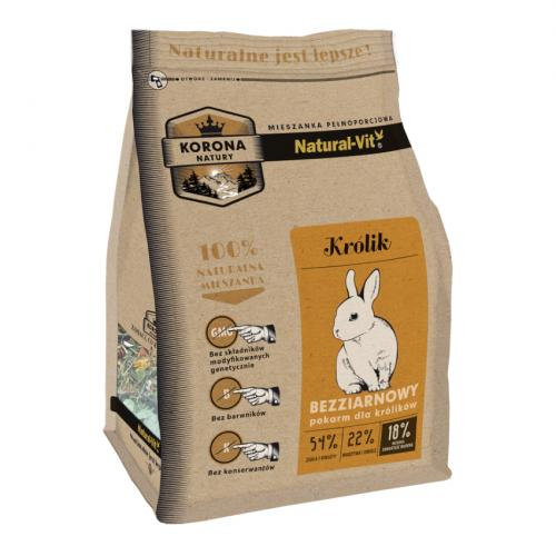 NATURAL-VIT Korona Natury – naturalny pokarm dla królika 10kg Natural Vit