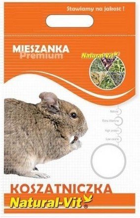 Natural-Vit, Mieszanka Koszatniczka Premium, 500 g. Natural-Vit