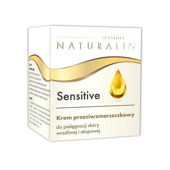 Naturalis, Sensitive, krem przeciwzmarszczkowy, 50 ml Naturalis
