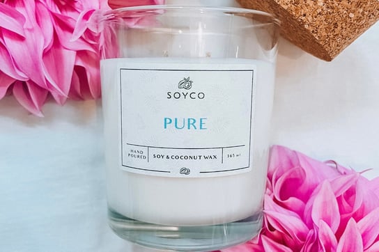 Naturalna świeca bezzapachowa Pure/Soyco Soyco