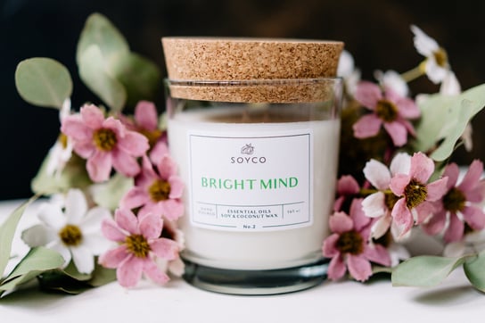 Naturalna świeca zapachowa No. 2 Bright Mind/Soyco Soyco