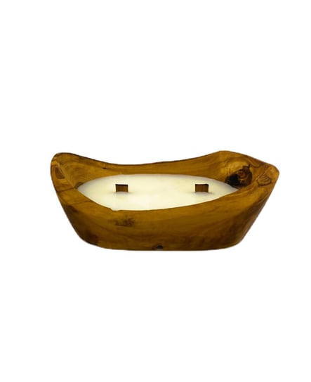 Naturalna świeca zapachowa w drewnie DK14 - sandałowy Arkay