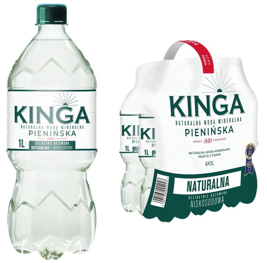 Naturalna Woda Mineralna Kinga Pienińska naturalna 1000 ml x6 Inna marka