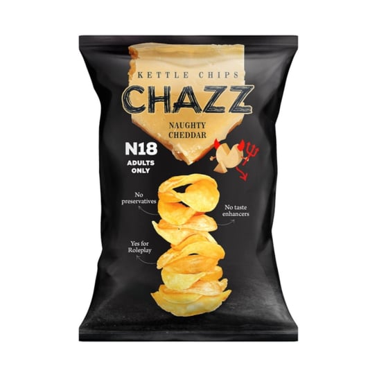 Naturalne Chipsy Ziemniaczane Z Serem Cheddar 90G CHAZZ