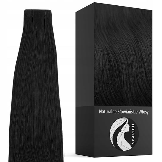 Naturalne włosy kanapki 10 sztuk zestaw taśmy niewidoczne 2.8 Tape On 30cm SPARIBO