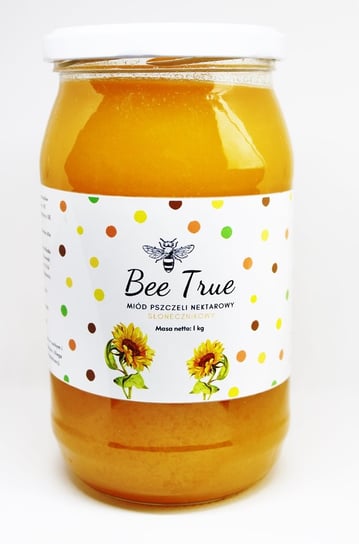 Naturalny miód słonecznikowy 1kg Bee True