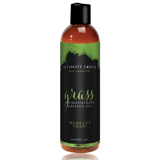 Naturalny Olejek Do Masażu - Intimate Earth Massage Oil Grass 120 Ml Inna marka