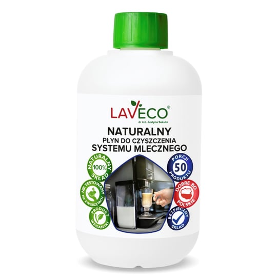 Naturalny płyn do czyszczenia systemu mlecznego - 0,5 l Laveco