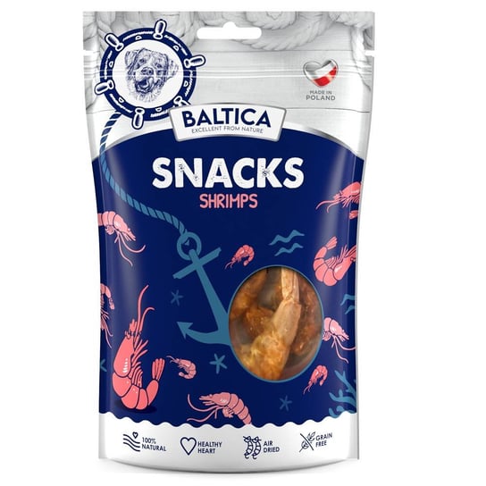 Naturalny przysmak dla psów BALTICA Snacks Krewetki 40 g Baltica
