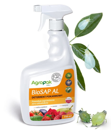 Naturalny środek na mszyce, przędziorki, mączliki, miseczniki BIOSAP AL AGROPAK 750 ml AGROPAK