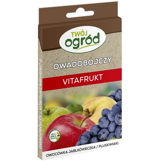 Naturalny Środek Owadobójczy Na Owocówkę Jabłkóweczkę Vitafrukt Agrosimex 20G Twój ogród