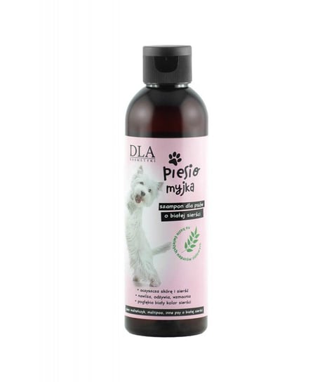 Naturalny szampon dla psów o białej sierści, PIESIOMYJKA, 200 g, Kosmetyki DLA Kosmetyki DLA