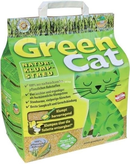 Naturalny żwirek dla kota GREENCAT, 12 L GreenCat
